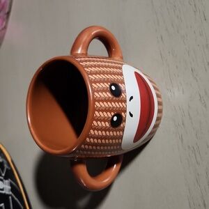 Sock Monkey Ceramic Mug